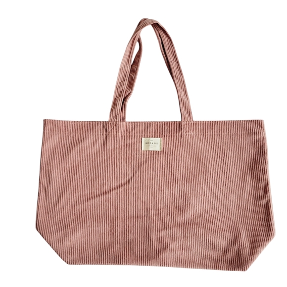 Sezane Handbags - Sezane Pink Corduroy Tote Bag